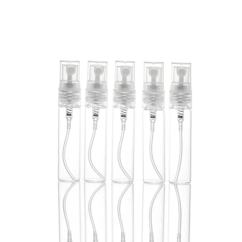 7ml 1/4oz nachfüllbar klares Glasgebäude Mini leerer Pumpensprühflaschenflasche für Parfüm ätherische Öl Probe Geschenk xojlc