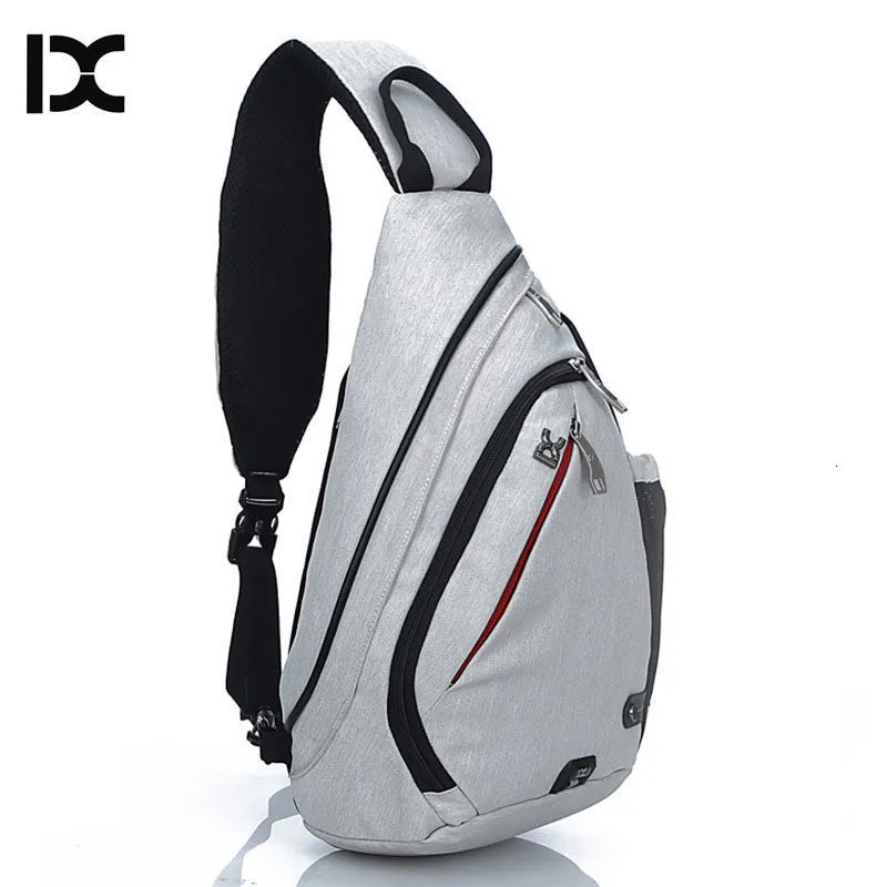 Backpacking Packs IX Brand Chest Bag Shoulder Backpack Nylon Zipper Women's Messenger Bags Men's School Sling 19inch XA260WA 230815