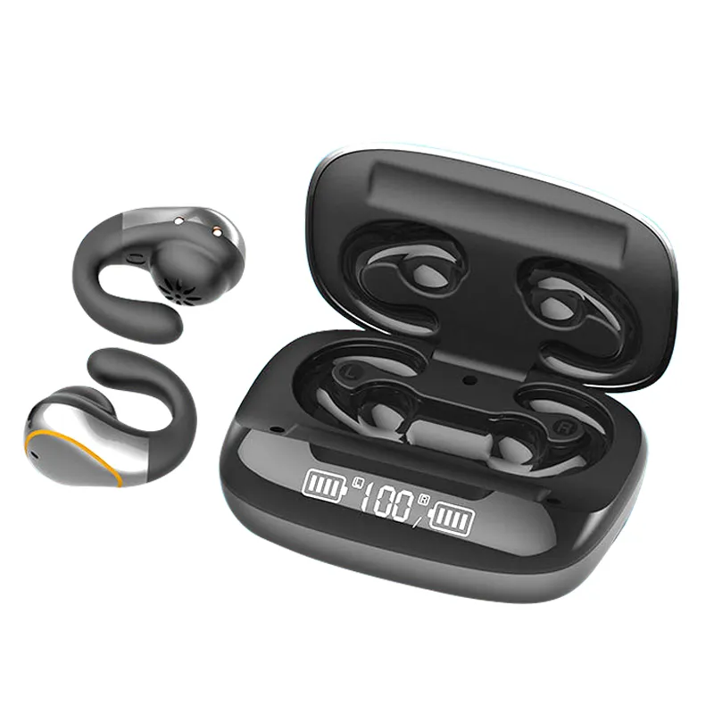 Auricolari Bluetooth TWS Orecchio sospeso Cuffie stereo sportive impermeabili senza fili Cuffie con cancellazione del rumore per Apple 14 iOS Telefono cellulare Android