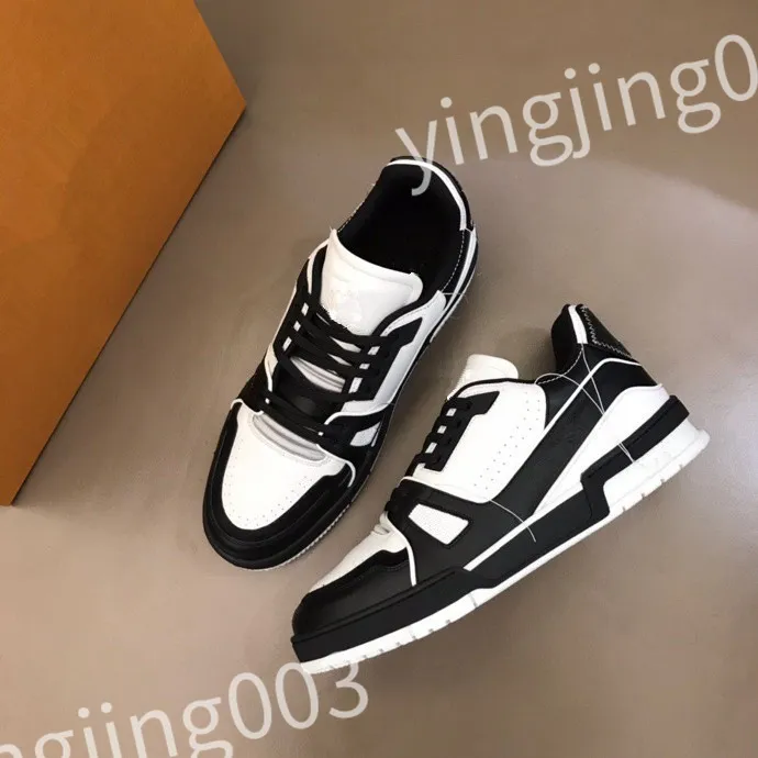 2023 Hot Luxurys Designer Men Men Casual Shoes Sneakers Platform Black White Gray Blue Light Mens Trainers Sports Fashion Tennis Shoes Size 39-44 RD1012