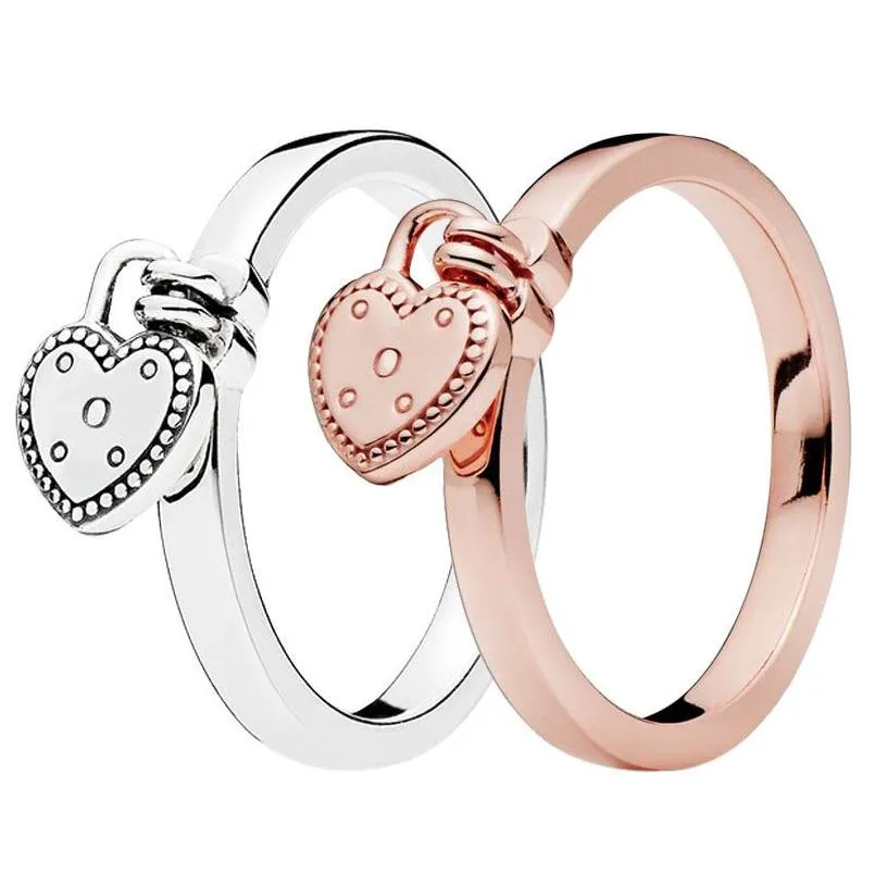Pandora padlock ring deals