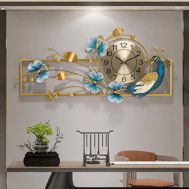 Orologi da parete Formato Design Orologio silenzioso Elegante Quarzo 3D Moderno Soggio