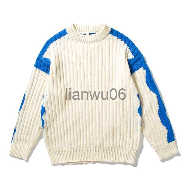 Maglioni maschili abbigliamento da uomo inverno giovani a maglia a maglia per le felpe calde maglioni casual maglioni comodi maglione a maglia per uomini j230806