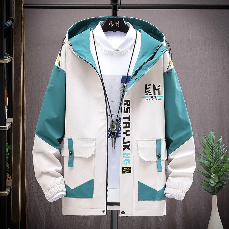 Men s Jackets 2024 Spring Casual Jacket Male Fashion Hooded Streetwear Comfortable Slim Fit Clothing Pockets Coats Men 230815