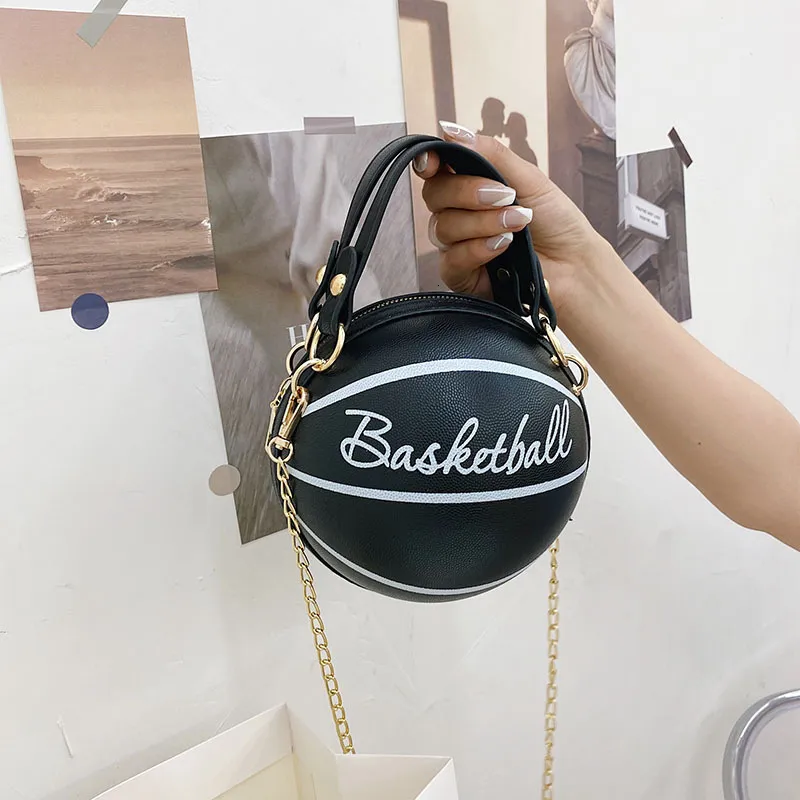 Basketball shaped purse sale