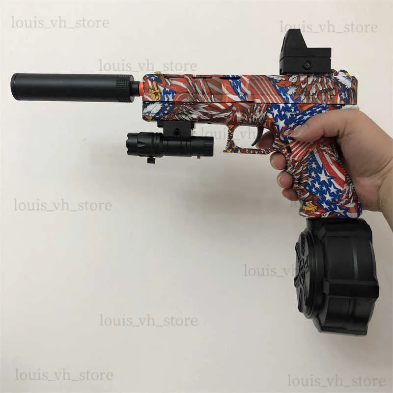 Gel Blaster Water Beads Electric Toy Gun Glk splatter ball airsoft pistola pistol out ourdive pistol for build ldren cs go t23