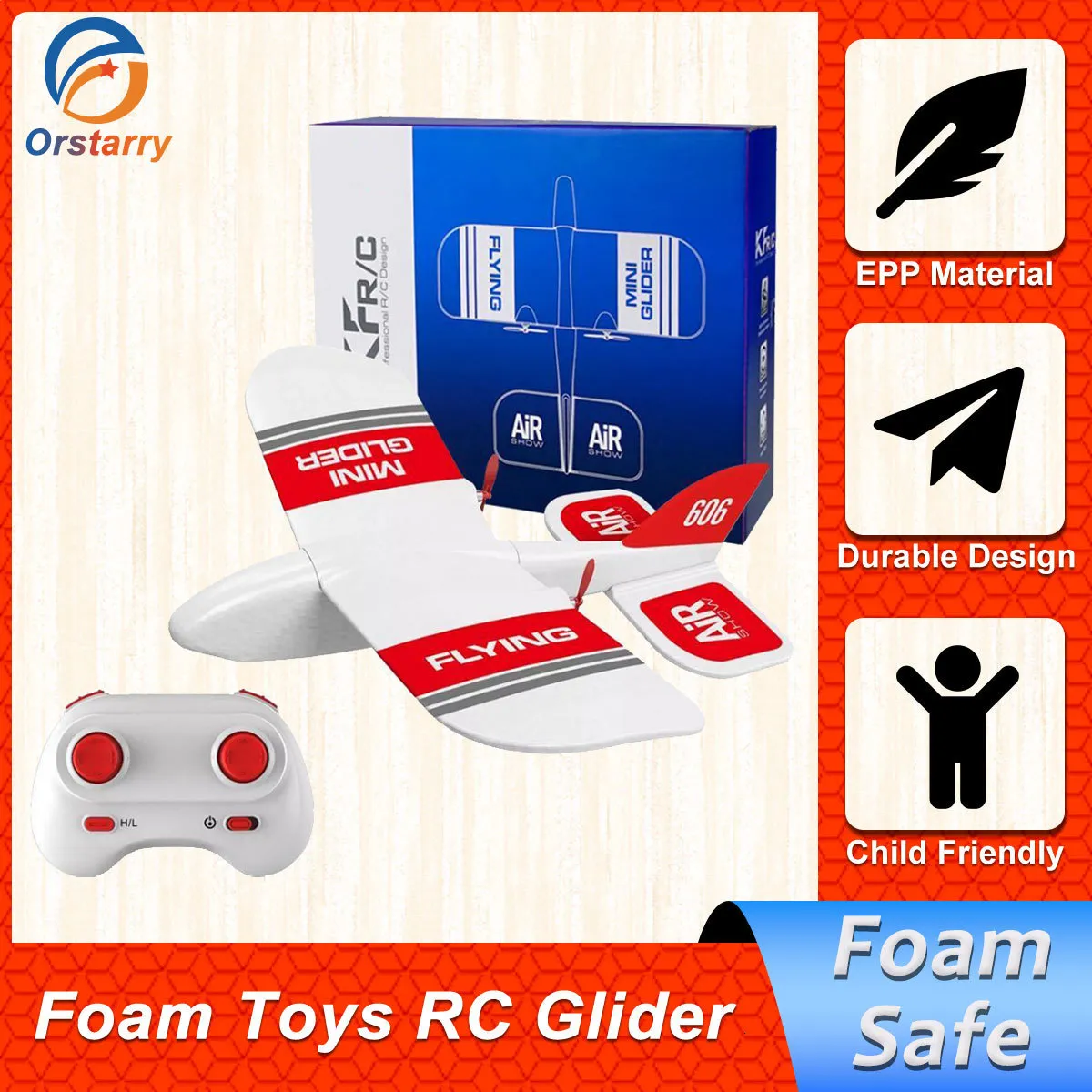 Aircraft Modle KF606 Glider Mini RC Airplane Hand Throwing Foam
