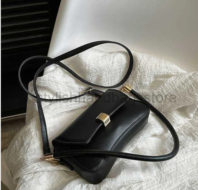 Shoulder Bags 2023 New Versatile Light Luxury Underarm Women's Bag Single Shoulder Handheld Stick Bag Fashion Crossbody Small Square Bagstylishhandbagsstore