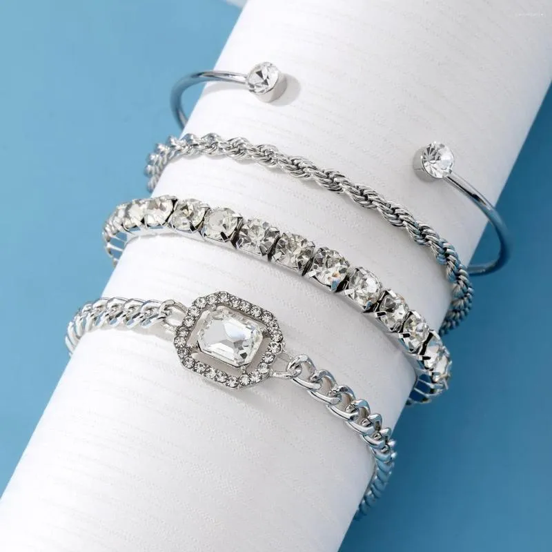 Alibaba777 ペイジ DHgate.com:4PCS Zircon Alloy Adjustable Bangle Fashion Retro
