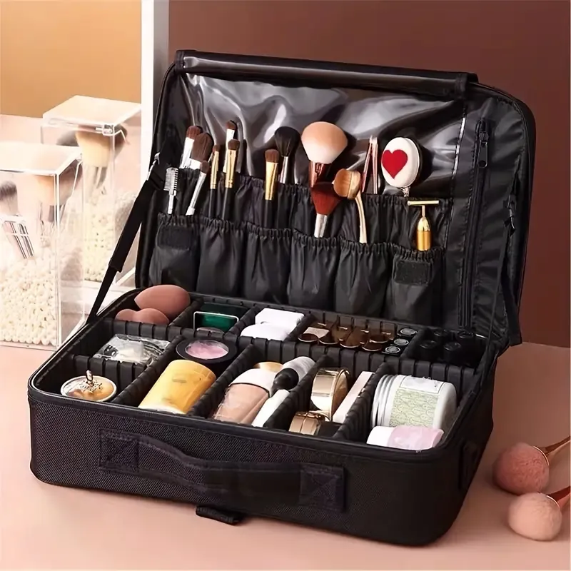 Premium Large Capacity Cosmetic Storage Box With Detachable Divider Waterproof And Wear Resistant Professional Makeup Storage Bag From Chinabrands 28.02 DHgate.Com