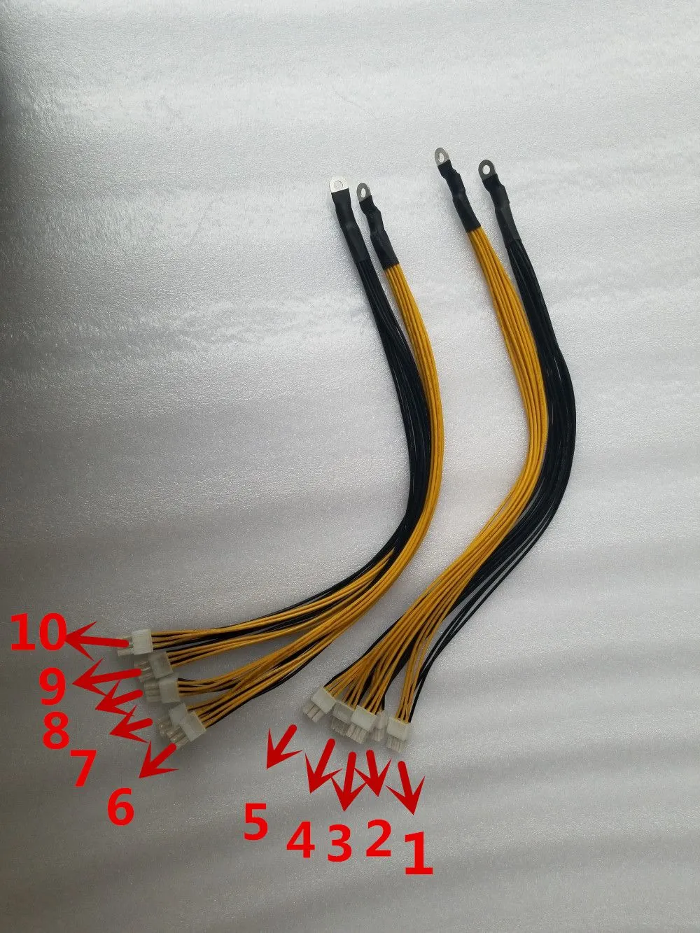 Оригинальный 6pin Sever Power Finare Cable PCI-E PCIe Express для Antminer S9 S9J L3+ Z9 D3 Bitmain Miner Power Power Cable