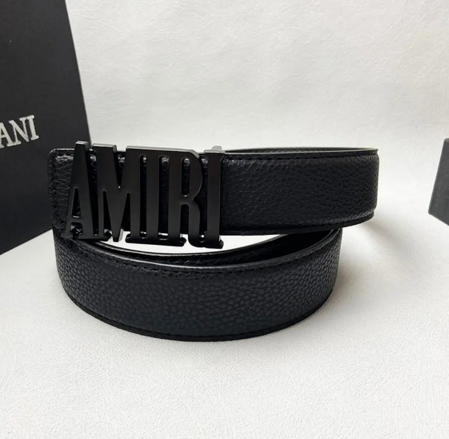 Bältesbälte för män äkta läder 3,8 cm bredd högkvalitativ män designer bälten cnosme womens midjeband cintura ceintures