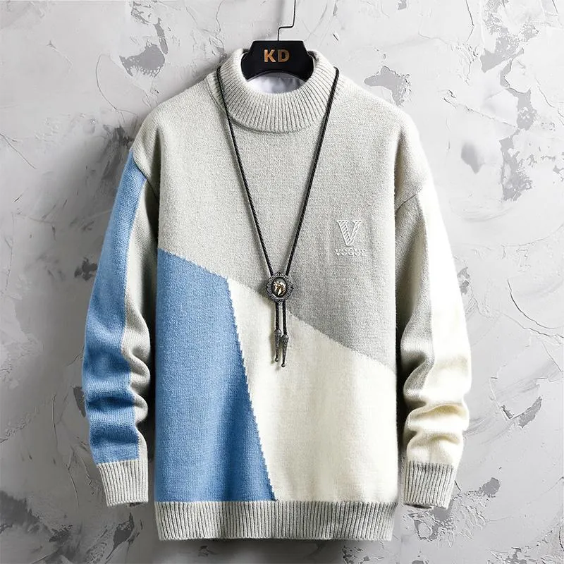 Mens Sweaters Winter 2024 Sweater Men Korean Fashion Trend Loose Large Size  M 3XL O Neck Pullovers Casual Solid Youth Drop From 24,19 €