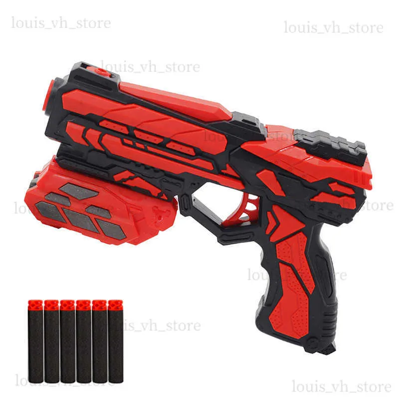 Nuovo tuta da pistola a proiettile morbido manuale per proiettili nerf Eva Bullets giocattolo pistola pistola dardo blaster giocattoli da gioco all'aperto per bambini t230816