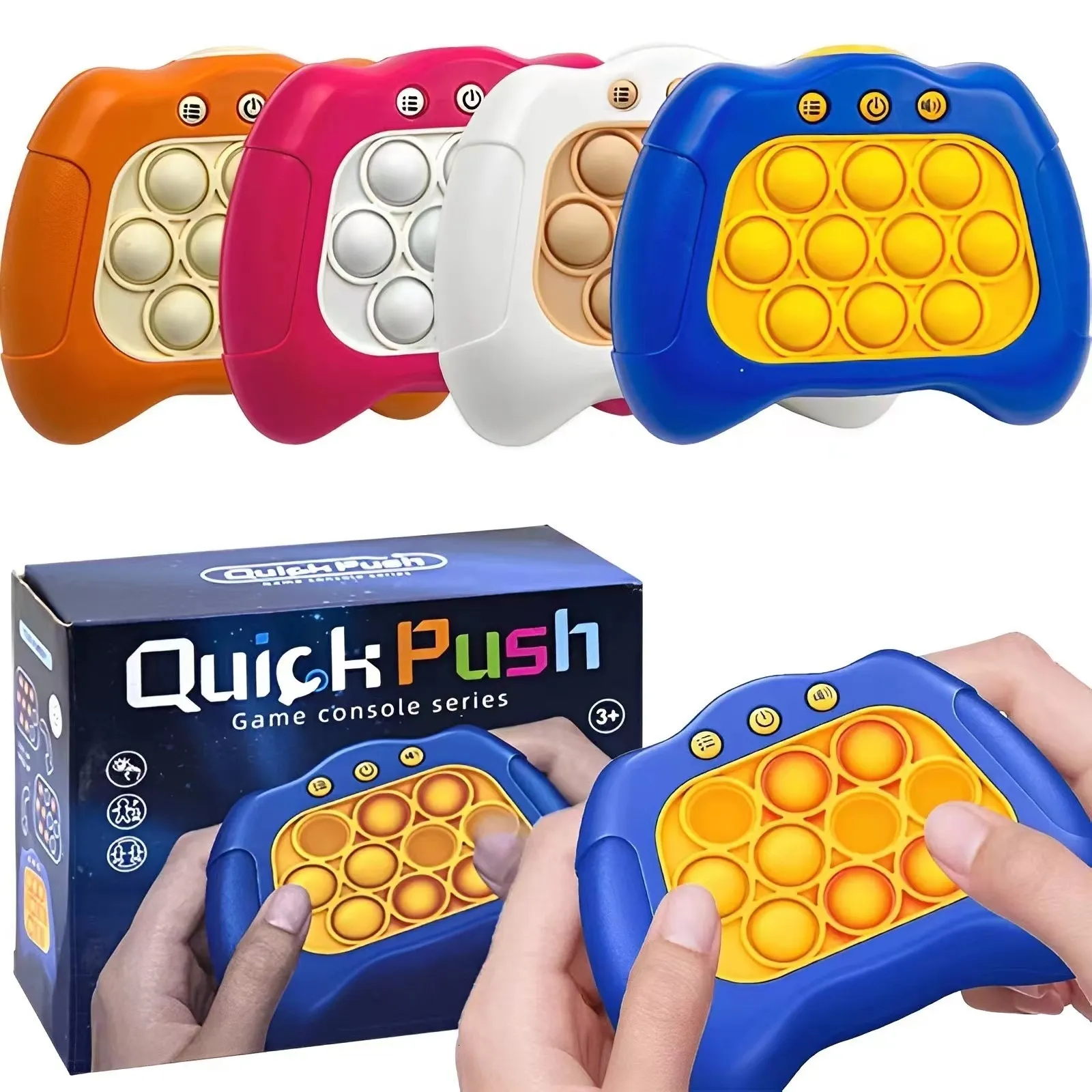Decompressão Toy Montessori Kids Pressione Toys de jogo Toys de jogo engraçado Sensorial Sensory Push Push Game Squeeze Alieve Stress Model para GIR