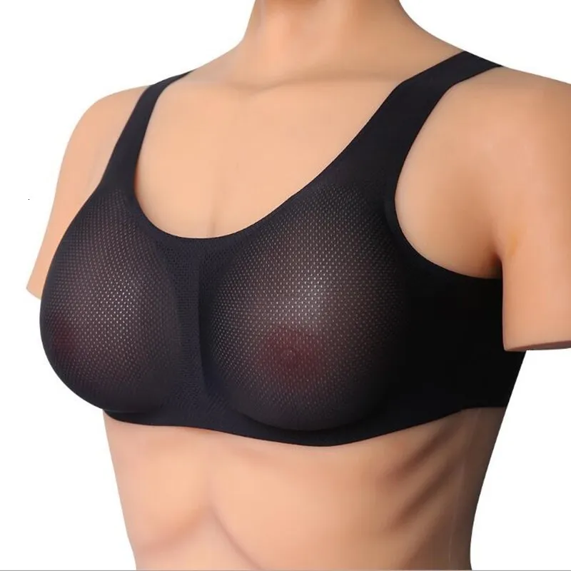 D Cup Silicone Fake Breasts - High Simulation Prosthetic Breast