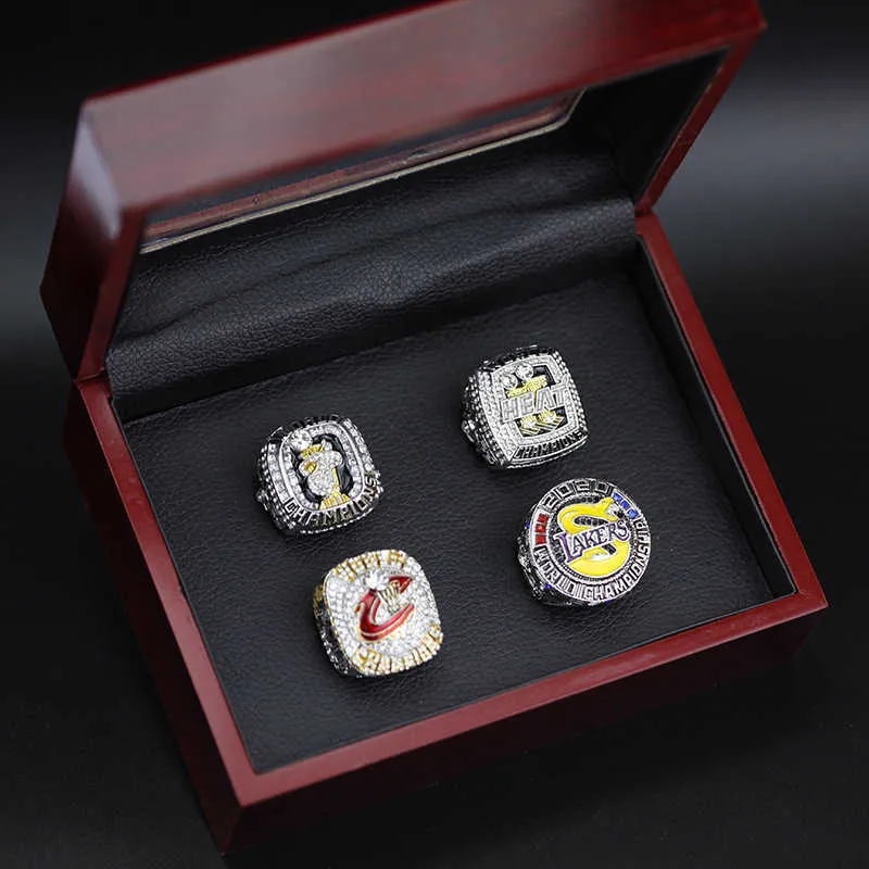 James MVP 4th Edition Heat Lakers Championship Ring Set Unisex