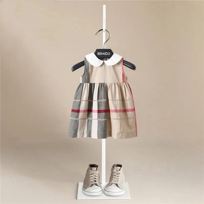 Sukienki dla dziewczynki Dziewczyna sukienka letnie dzieci dziewczyny ubrania bawełniane tleele oddychające dzieci do ubrania dla niemowląt 230815