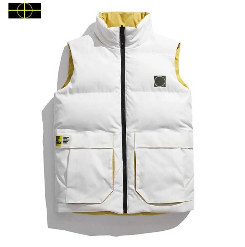 Stone Jacket Island Chaleco De Hombre Fastones Island Jacketshion Sin Mangas Abajo Otono Invierno Abrigo Casual Chaleco Impermeable Pareja Stones Island Jacket 3 766 DHgate