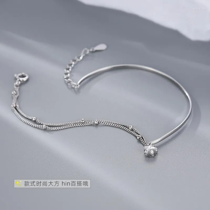 Strand Double-layer Star Ab Girls' Summer Light Luxury Small And Exquisite Friend Bracelet Gift Advanced Feel Handicraft