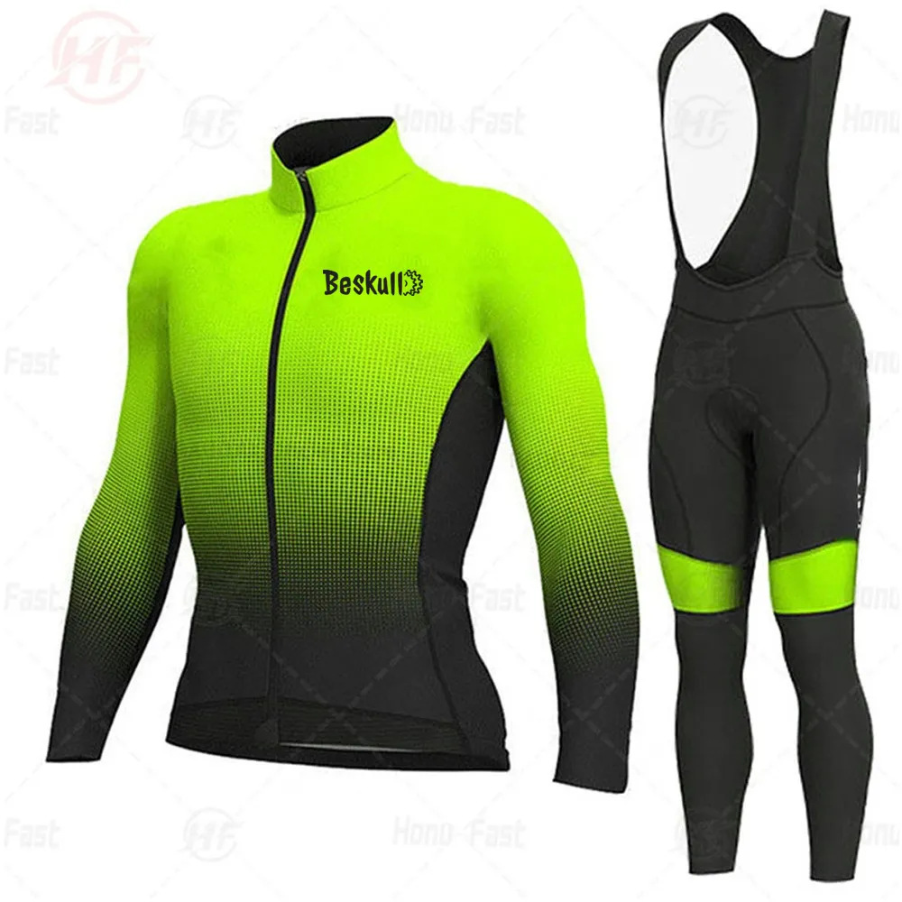 Set di maglia ciclistica Beskul 2023 MANSE LUNGA MANSE SET MOUTSAN BICIGLIE MOTORIA BICY ROPA CICLISMO BIKE 230816