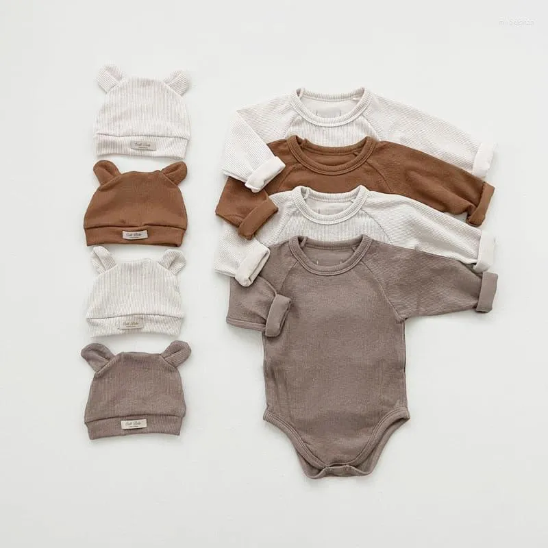 Juegos de ropa 0-24m Set de agua de otoño Baby Set Algodón de manga larga de 2 piezas Traje de pantalón