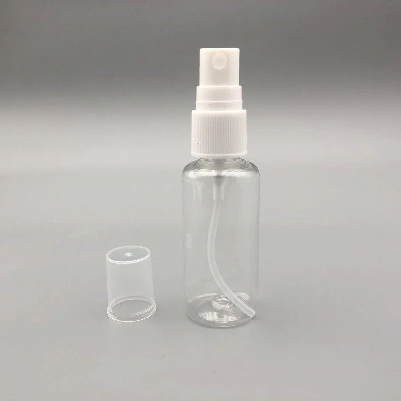 30 ml Plastic Fine Mist Spray Bottle 1oz Clear Travel Parfym Atomizer, Portable Refillable Travel Prov Behållare för spray-On Liquid MJLP