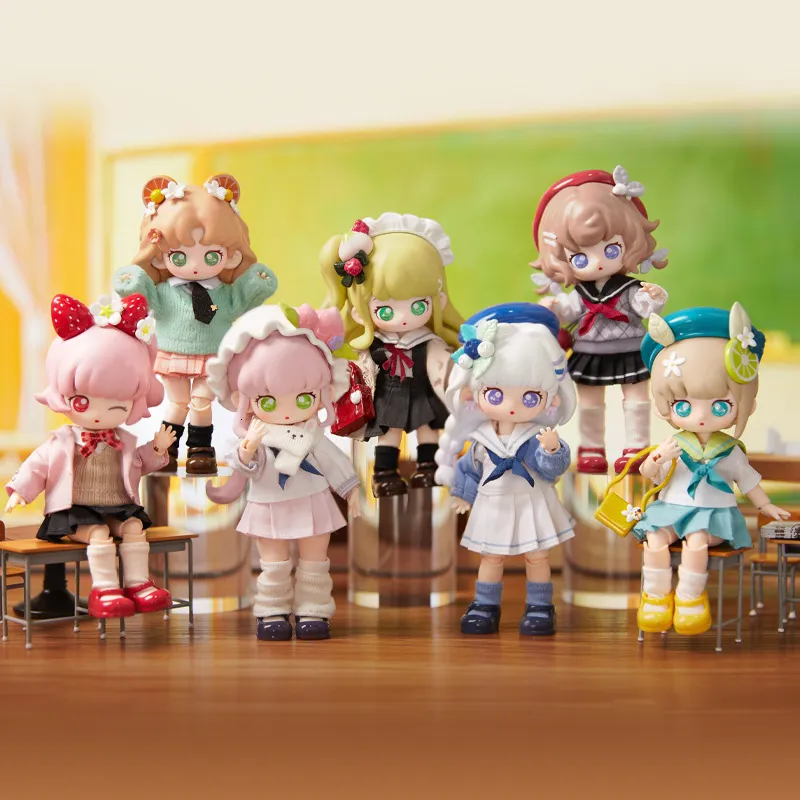 Blind box Kawaii Teennar School Sweetheart Jk Series Ob11 112 Bjd Dolls Figures Cute Toys Anime Figure Ornaments Presents Collection 230816
