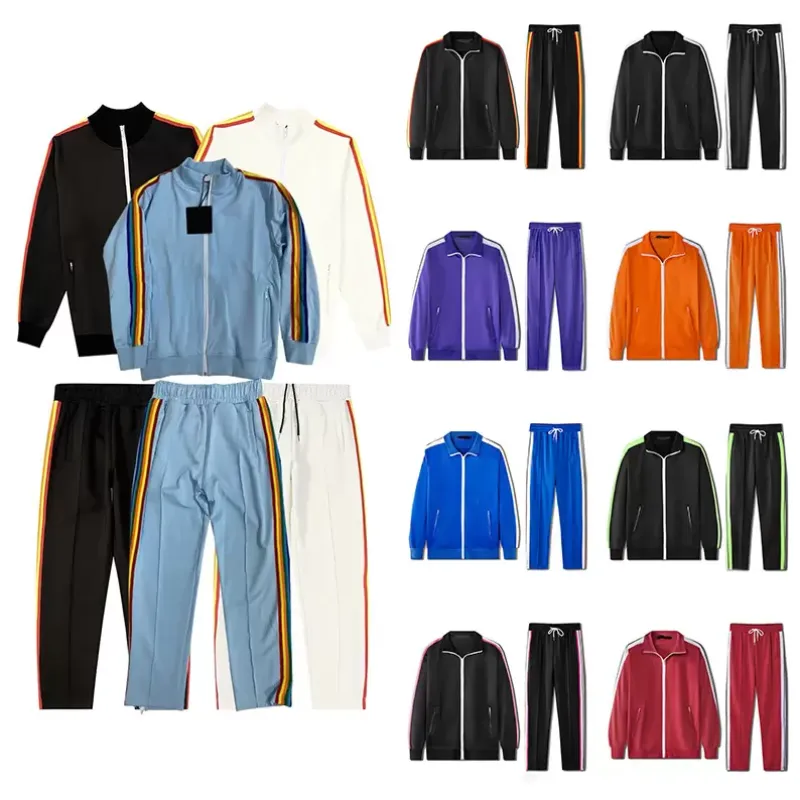 Chandales para hombre Chandal de moda para hombre pantalones de chandal chandal informal para mujer conjuntos de 2 piezas chaquetas con estampado