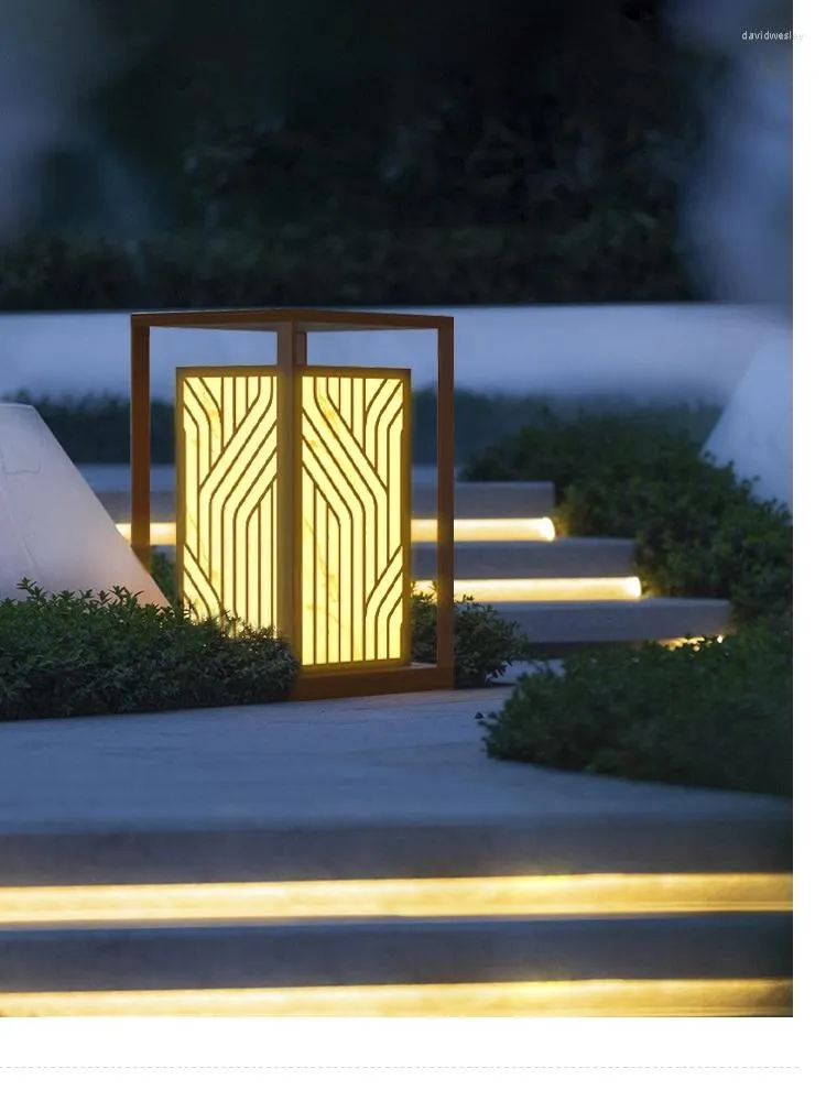 Garden Light Landscape IMitation Mármore Villa ao ar livre Ganto à prova d'água