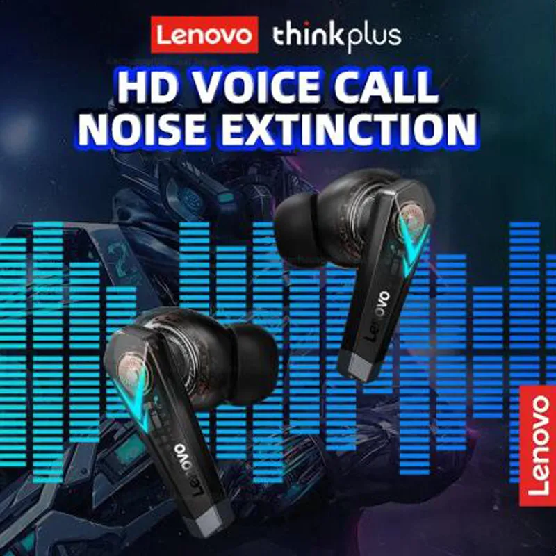 Lenovo LP6 TWS Gaming Earphones Wireless Bluetooth Headphones Low Latency