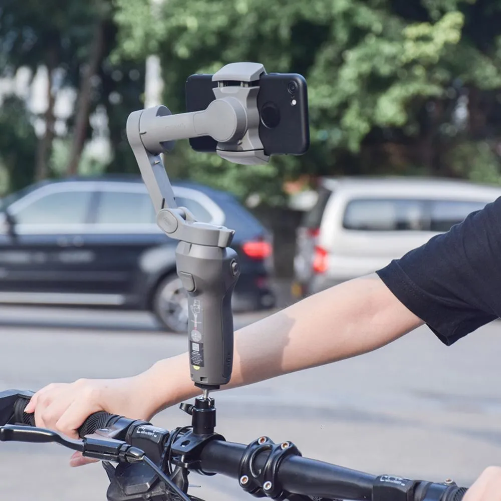 Pastilla Para Bicicletas Para Camión De Automóvil: Portador De Ciclismo Al  Aire Libre Con Estabilizador De Cardán De Teléfono, Soporte De Cámara De  Manillar De Bicicleta Y Trípode Liviano Para Bicicleta De