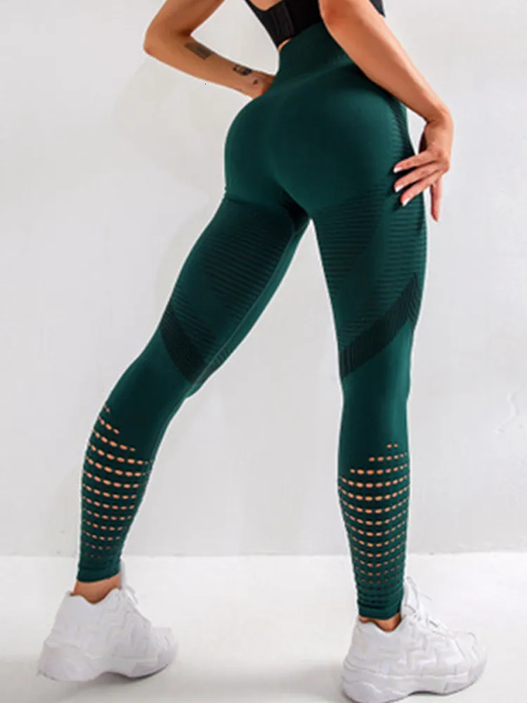 Womens Leggings CHRLEISURE Leggings Women High Waist Sexy Seamless Gym  Leggings Hollow Printed Workout Pants Push Up Elasticity Legins Women 230815