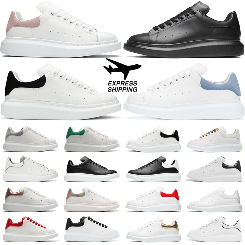 Utomhusplattformskor för män Kvinnor Designer Sneakers Triple Black White Dream Blue Lush Red Rose Gold Luxury Pink Suede Trainers