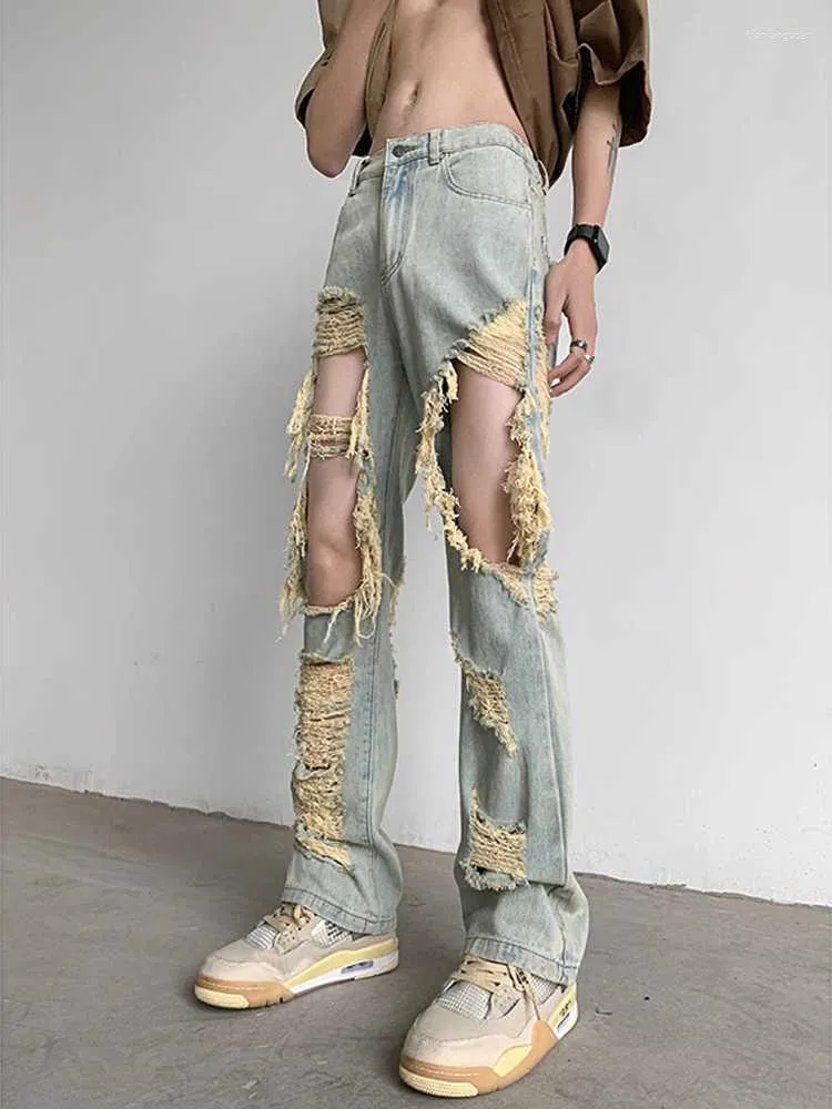 Jeans da uomo Ty0814 Moda 2023 Runway Design europeo Abbigliamento in stile party nuovi prodotti popolari si adattano come un guanto designer alla moda