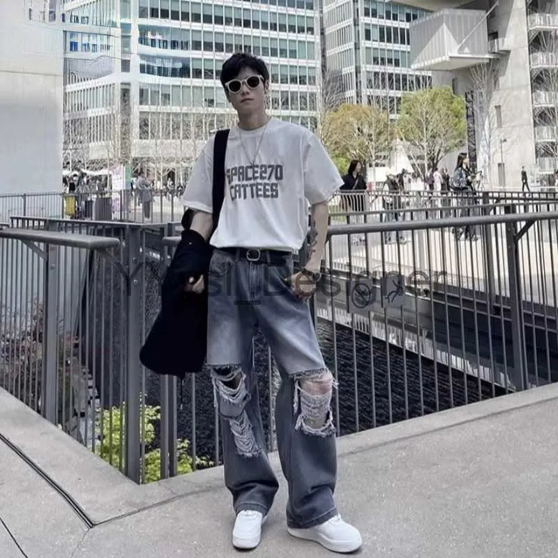 Pantaloni di cheap jeans larghi
