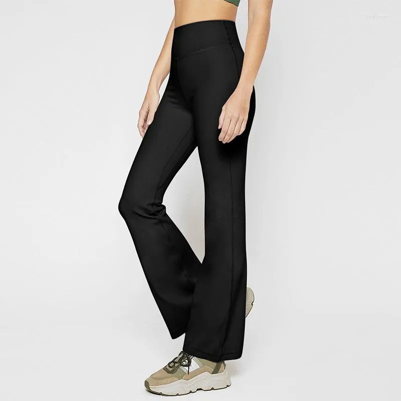 Womens High Waisted Active Bootleg Cropped Flare Yoga Pants With Wide Leg  And Tummy Control For Non See Through Workouts And Gym From Hollywany,  $12.68