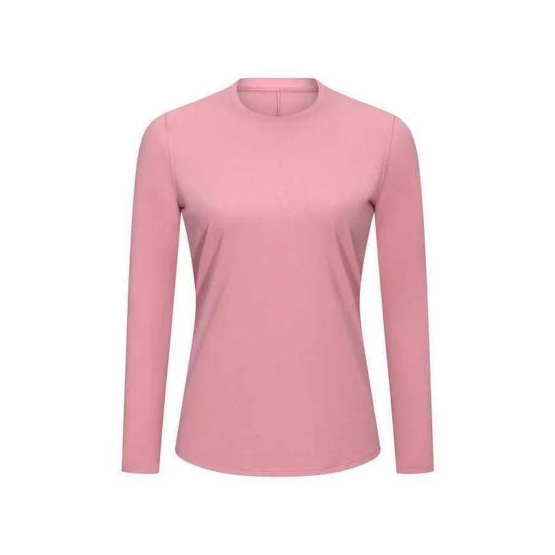 Long Sleeve Yoga Shirts Outfits LU-16 High Elastic Sports Tank Tops Fitness Blouses Gym Sportswear For Women Push Up Running Full Sleeve