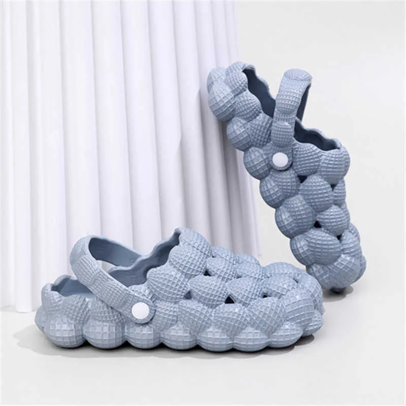 Slipper Slipper Dames Heren Leuke Bubble Ball Sandalen Zomer Indoor Massage Outdoor Schoenen Gesloten teen Antislip Modeontwerper