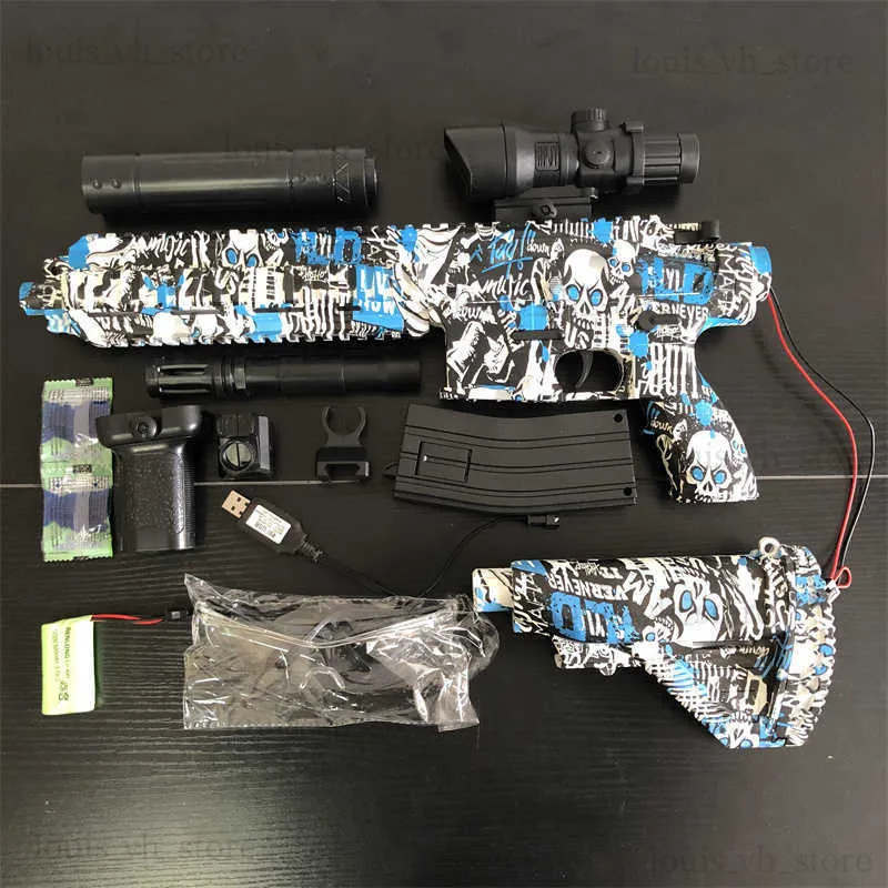 Gel Blaster Gun Burst Gel Water Bomb voor buiten elektrische activiteiten Game Shooter Toy Gun Gel Bullet Gun Gifts T230816