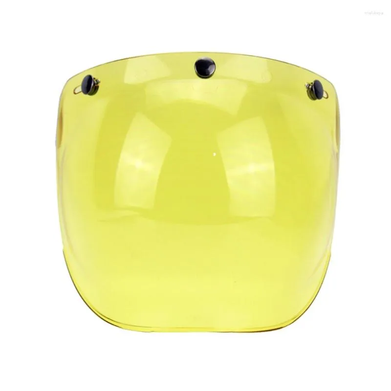 Motorcykelhjälmar bubbla visir för hjälm 3/4 Jet Sheild Universal Flip Up Lens Face Shield Mask Retro