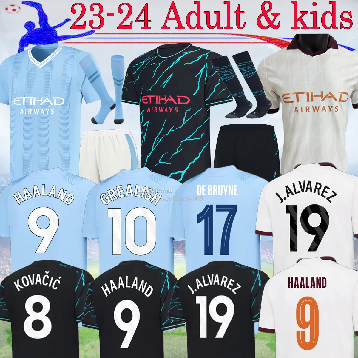 Mejor Precio En A Granel Maillots De Football 16 4XL 23 24 HAALAND