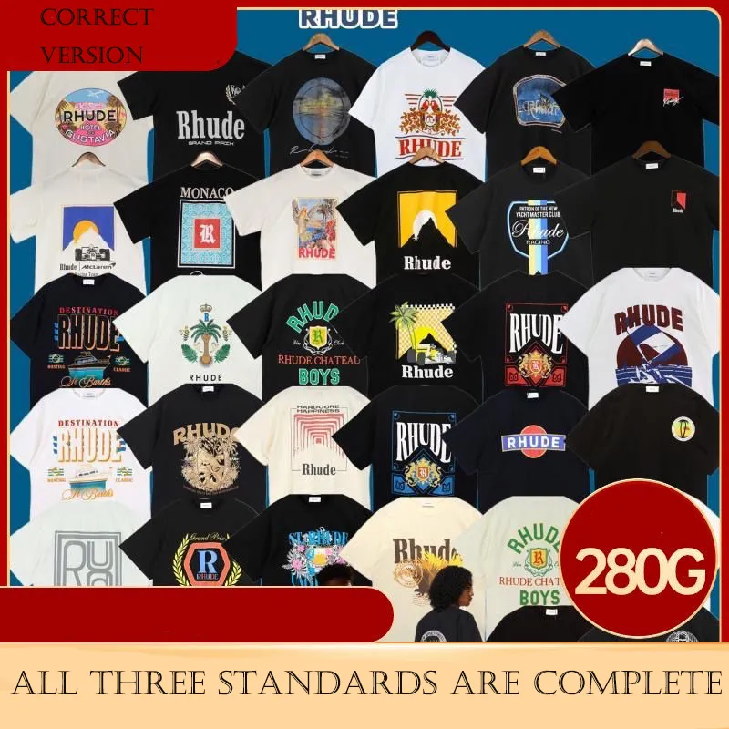 Haikyuu Rhude t Shirt Man Womens Tshirts Designer with Letters Print Short Sleeves Summer Shirts Men Loose Tees