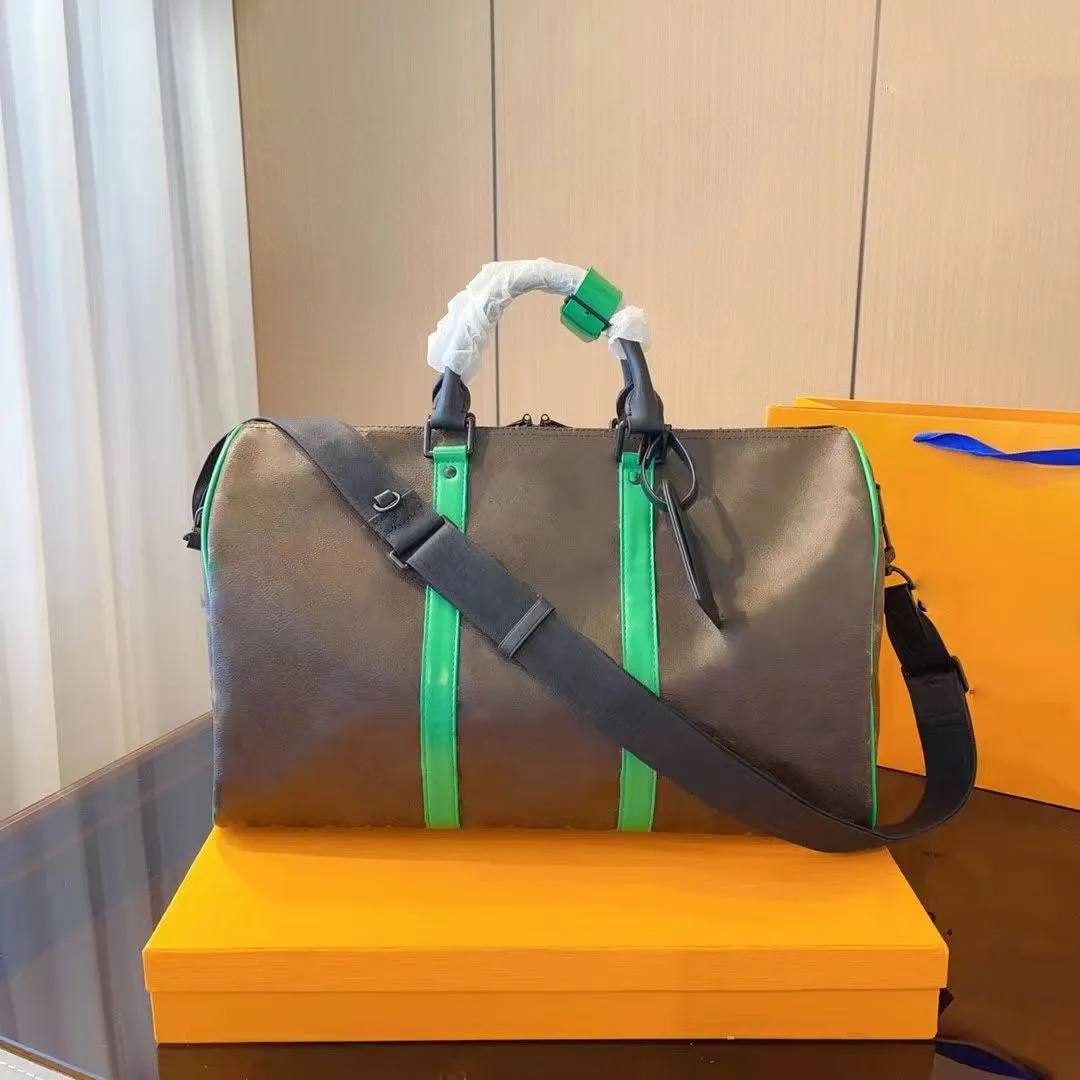 Bolsas de lona para hombres de diseñador de cuero maletas