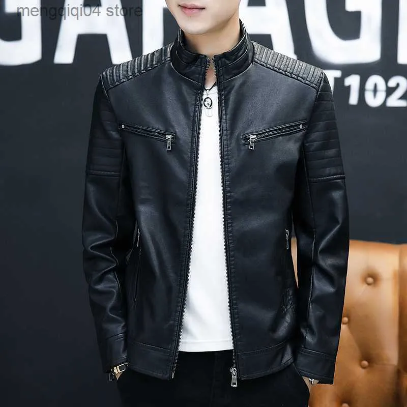 Mens leather cheap jacket stores