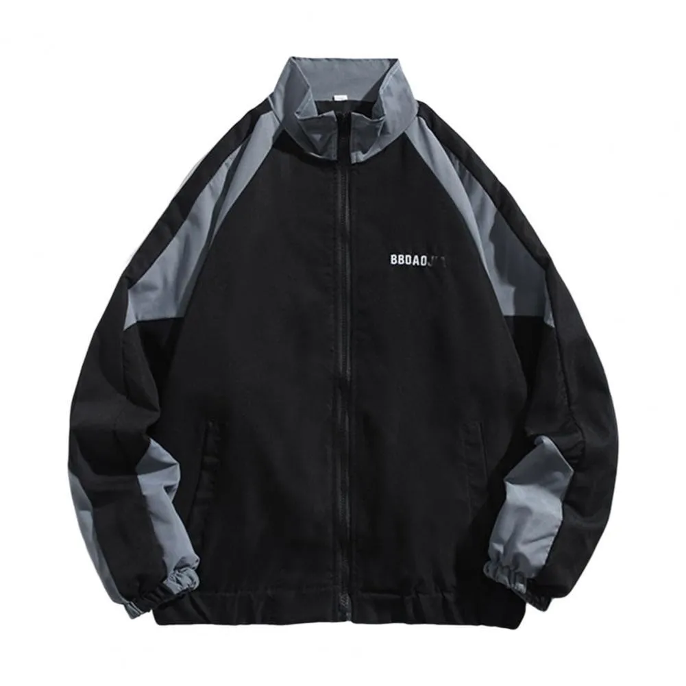 Mens Vintage Y2K Bomber Jacket | Autumn Streetwear Fashion