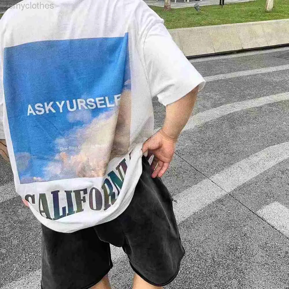 Męskie koszulki żaba dryf mody streetwear Assyurself OG Vintage 3M Refleksyjne TEE TEE TOPS dla mężczyzn