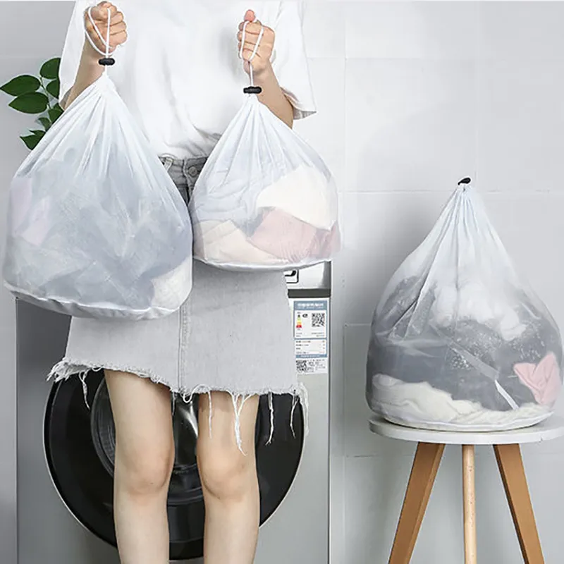 Laundry Bags Large Washing Bag Mesh Organizer Net Dirty Bra Socks Underwear  Shoe Storag Wash Machine Cover Clothes 230817 From Kuo10, $8.88