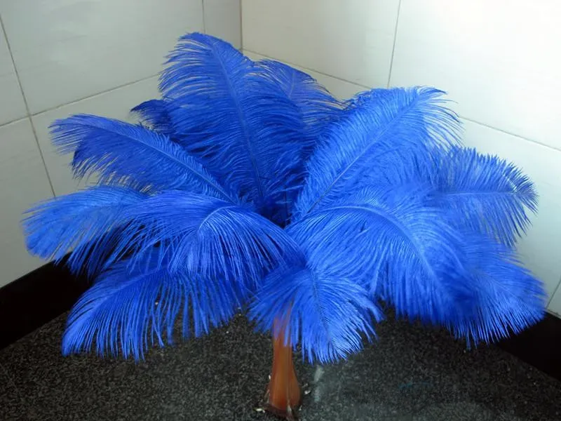 En gros beaucoup de belles plumes d'autruche 25-30 cm pour la pièce maîtresse de table de table centres de table de fête de fête