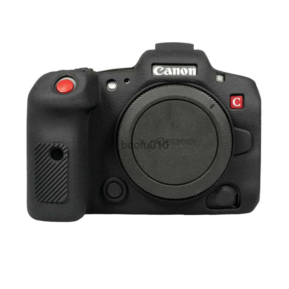 Kamera Çanta Aksesuarları Kauçuk Silikon Kılıf Vücut Kapağı Koruyucu Çerçeve Canon EOS R5C Kamera HKD230817